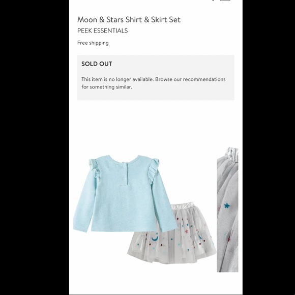 🔥3 Day Price Drop 🔥 Peek Essential Shirt and Skirt Set - Picture 3 of 12